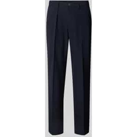 Regular fit stoffen broek met viscose