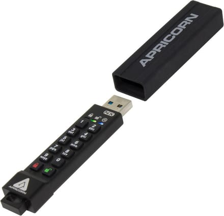 Apricorn ASK3-NX 256GB USB-stick met pincode