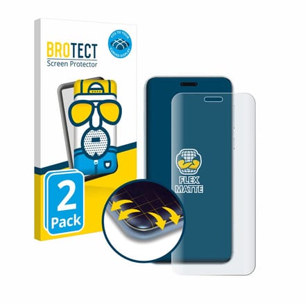 BROTECT - Screenprotector voor Honor Magic 7 Pro - Folie Beschermfolie matte volledig dekking 2 Stuks