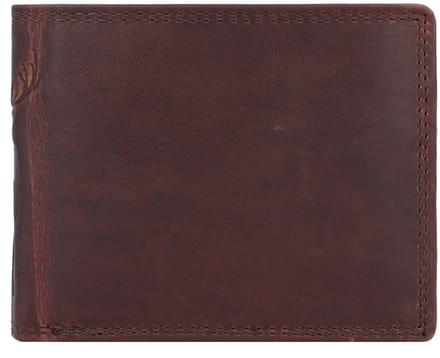Jack Kinsky Monterey Portemonnee RFID-bescherming Leer 11.5 cm - Jongens - Horizontaal - cognac