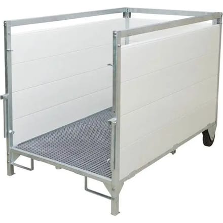 Pvc achterwand voor kalverbox Kerbl