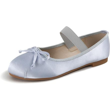 Strik Zijde Satijn Mary Jane Ballet Dames Enkelschoenen 41 white