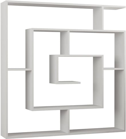 Hocus Picus Boekenkast - Wit - 125x22x129 cm