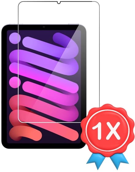 Screenprotector Glas - Tempered Glass Screen Protector Geschikt voor: Apple iPad Mini 7 2024 / iPad Mini 6 2021 - 8.3 Inch - 1x