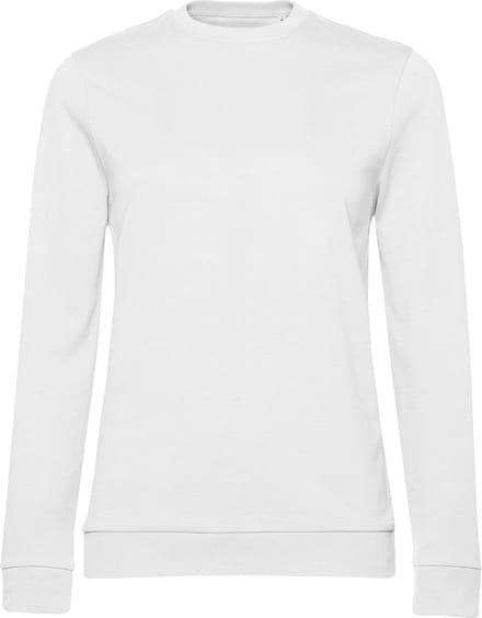B&C Dames/dames Set-in Sweatshirt (Wit)