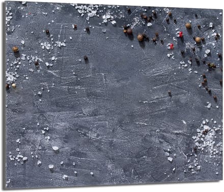 TMK ArtDeko - Beschermplaat Glas - 60x52 - Slate Design