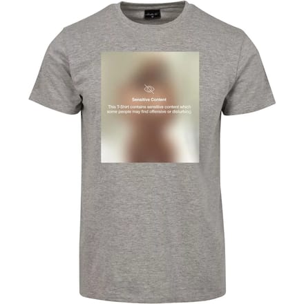 Mister Tee - Sensitive Content Heren T-shirt - S - Grijs