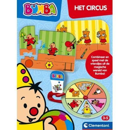 Clementoni - Bumba - Educatief Puzzel Spel - Het Circus - Vanaf 3 Jaar