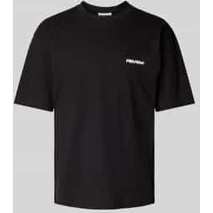 T-shirt met labelprint