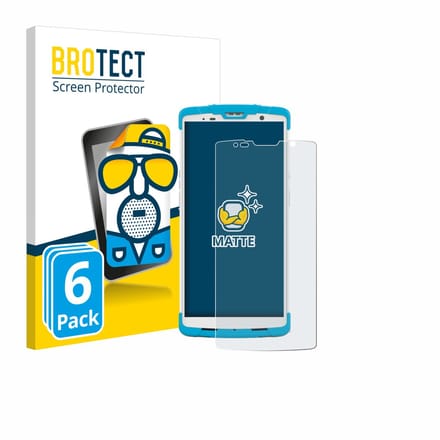 BROTECT - Screenprotector voor Newland SD55 Lynx MD - Folie Beschermfolie matte 6 Stuks