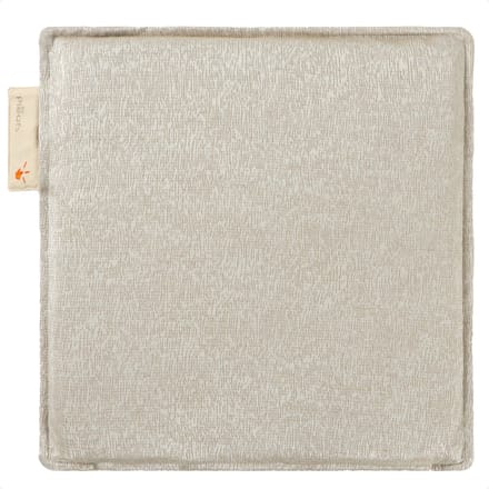 Pleafs® Warmtezitkussen - Boho - Draadloos - Elektrisch Oplaadbaar - 40x40cm - Dark Vanilla