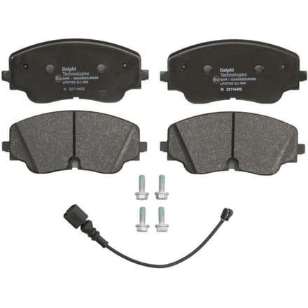 Remblokset DELPHI LP3733, voor