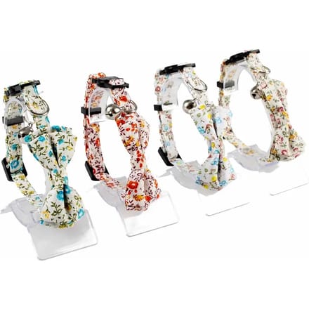 Duvo+ Kattenhalsband Bloemenweide 20-28CM / 10MM
