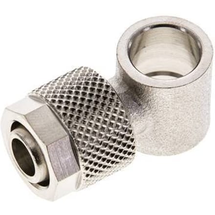 10x8 & G1/8'' Vernikkeld Messing Banjobout Opsteekkoppeling [2 Stuks]