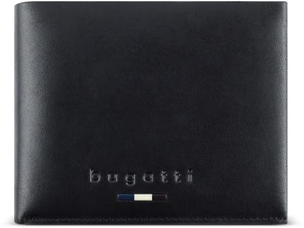 Bugatti Romeo Portemonnee RFID-bescherming Leer 11.5 cm - Jongens - Horizontaal - schwarz