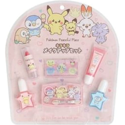 SHOBIDO - Pokemon Peaceful Place Sparkly Makeup Set 6 pcs