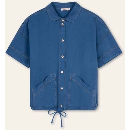 Oilily Bliss Blouse- maat36 Blauw indigo