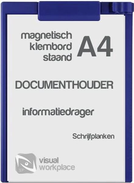Klembord magnetisch A4 (staand) - Blauw