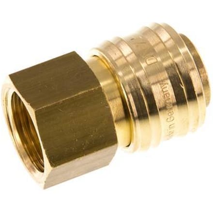 Messing DN 7.2 (Euro) Luchtkoppeling Snelkoppeling G 1/2 inch Binnendraad