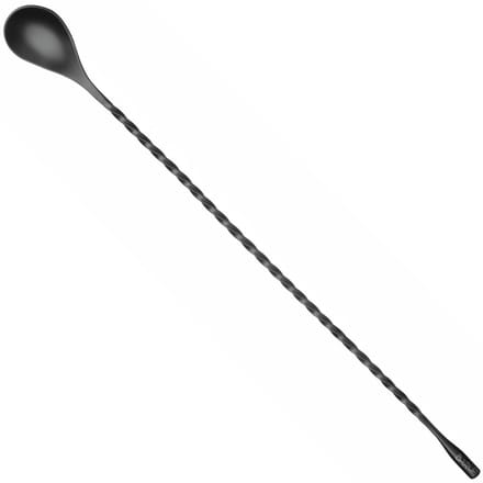 Bar Up Serie - Lange Cocktaillepel - 385 mm - Zwart