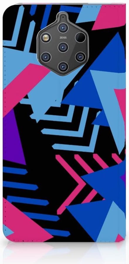 Nokia 9 PureView Stand Case Funky Triangle