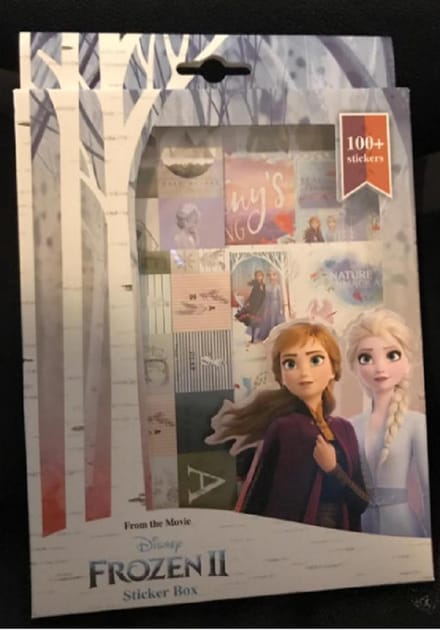 Frozen STICKERS - 100 + STICKERS IN EEN DOOSJE