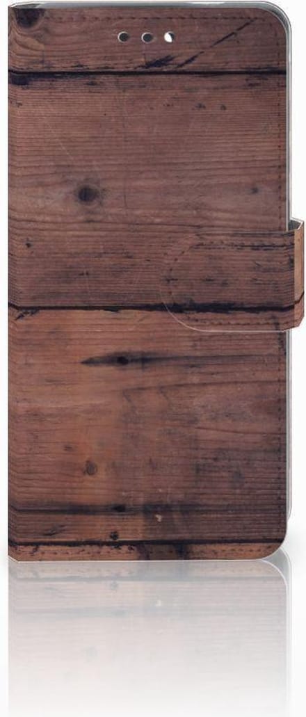Nokia 3.1 (2018) Book Style Case Old Wood