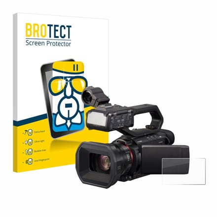 Screenprotector voor Panasonic HC-X1500 Beschermglas transparant