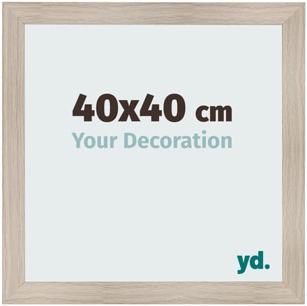 Your Decoration - Fotolijst 40x40 cm - MDF - Eiken Licht - Pisa