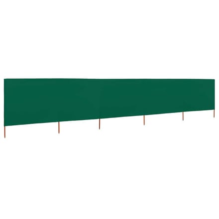 vidaXL - Windscherm - 5-panelen - 600x80 - cm - stof - groen