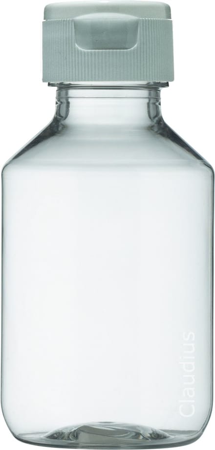 Lege Plastic Fles 100 ml PET transparant - met witte klepdop - set van 10 stuks - Navulbaar - Leeg