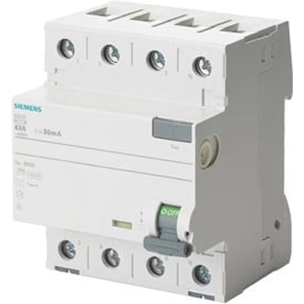 Siemens 5SV33426GV01 5SV3342-6GV01 Aardlekschakelaar A 25 A 0.03 A 400 V
