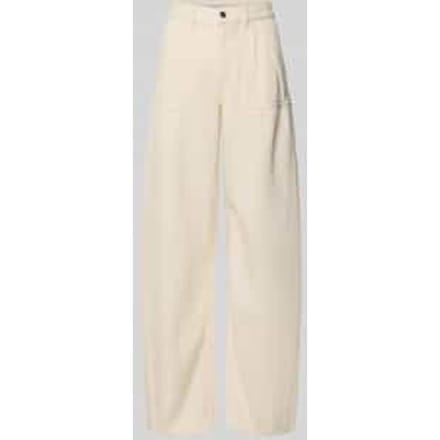 Wide leg jeans van lyocell