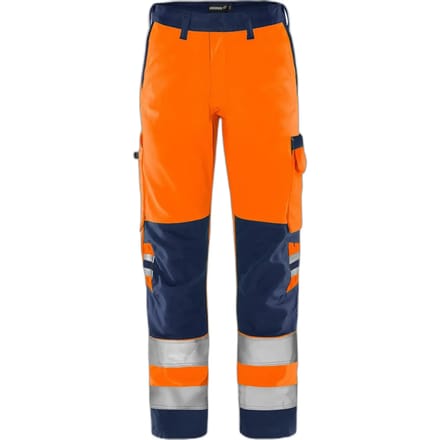 Hoge-visibility werkbroek klasse 2 Fristads Green 2651 GPLU