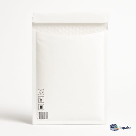 Inpakr Luchtkussen Enveloppen A/11 - 100 x 165 mm Binnenmaat - Wit - 200 Stuks