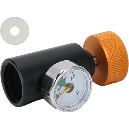 CO2 Navuladapter Connector Ventiel ASA met 3000psi Manometer Soda Accessoire
