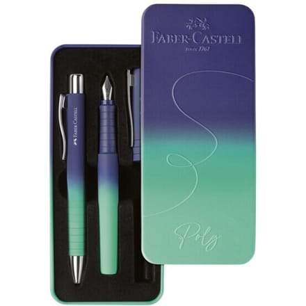 Balpen en Vulpen FC Poly Pen in giftbox Buzzing Blue - FC-241055