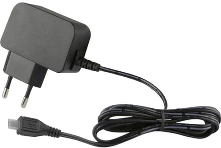 HN Power HNP12-MicroUSBL6 USB-oplader 1x Micro-USB Zwart Binnen