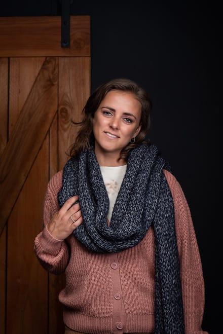 Dames Sjaal Antarctica - Oud zwart