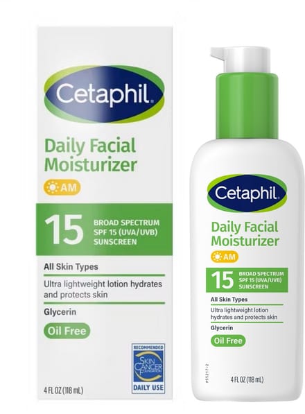 Cetaphil Hydraterende Dagcrème - Dagcrème met SPF 15 UVA/UVB - 118 ml