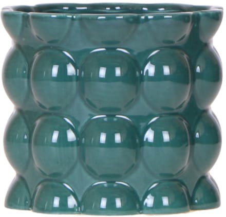 Kolibri Home | Cotton Shine sierpot - Green - Ø12cm