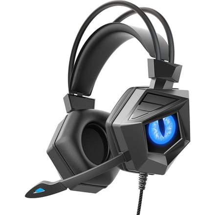 Bekabelde Gaming Headset Professioneel Ergonomisch Comfortabel Heldere Gaming Headset voor PC Computer Zwart Blauw