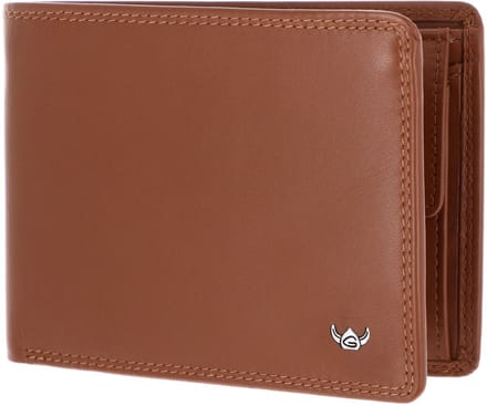Golden Head Leren portemonnee Polo RFID Protect Scheintasche 1339 Cognac bruine