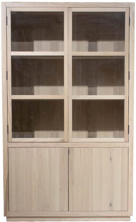 DÉJA Living Vitrinekast Cuenca - Naturel Hout - 120x40x200cm
