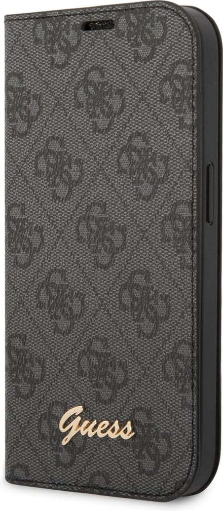 GUESS GUBKP14XHG4SHK iPhone 14 Pro Max 6.7 "black / black book 4G Vintage Gold Logo