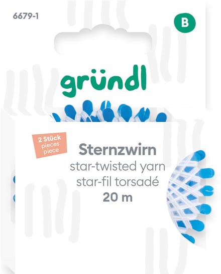 6679-1 IJzergaren 2 x 20 m, wit