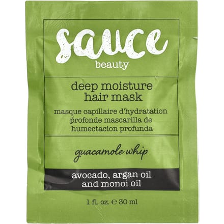 Sauce Beauty, Deep Moisture Hair Mask, Guacamole Whip, 1 fl oz (30 ml) beige