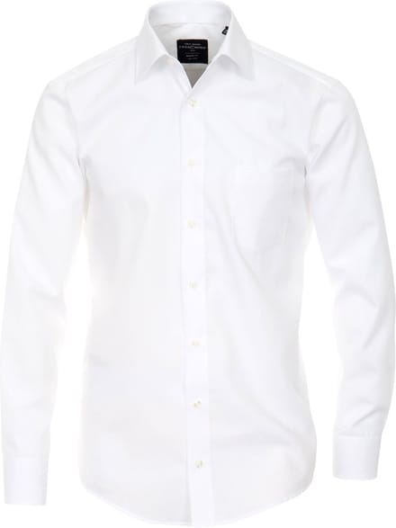 CASA MODA modern fit overhemd - popeline - wit - Strijkvrij - Boordmaat: 48 (EU maat: 3XL)