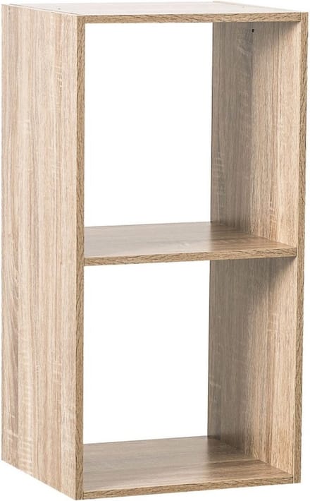 5Five Boekenkast 2-Vaks 34,5x32x67,6cm - Naturel