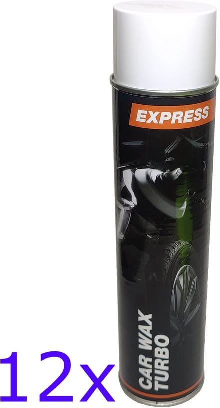 12x Autowax turbo wax 600 ml spuit polish voor auto, boot, caravan